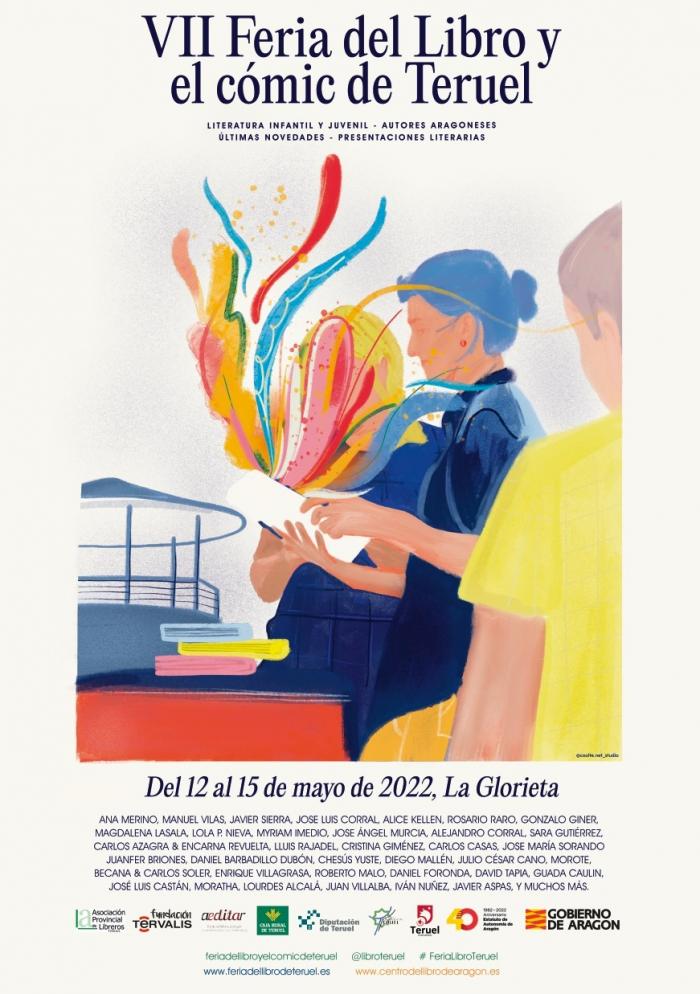 Cartel VII Feria del Libro y del Cómic de Teruel