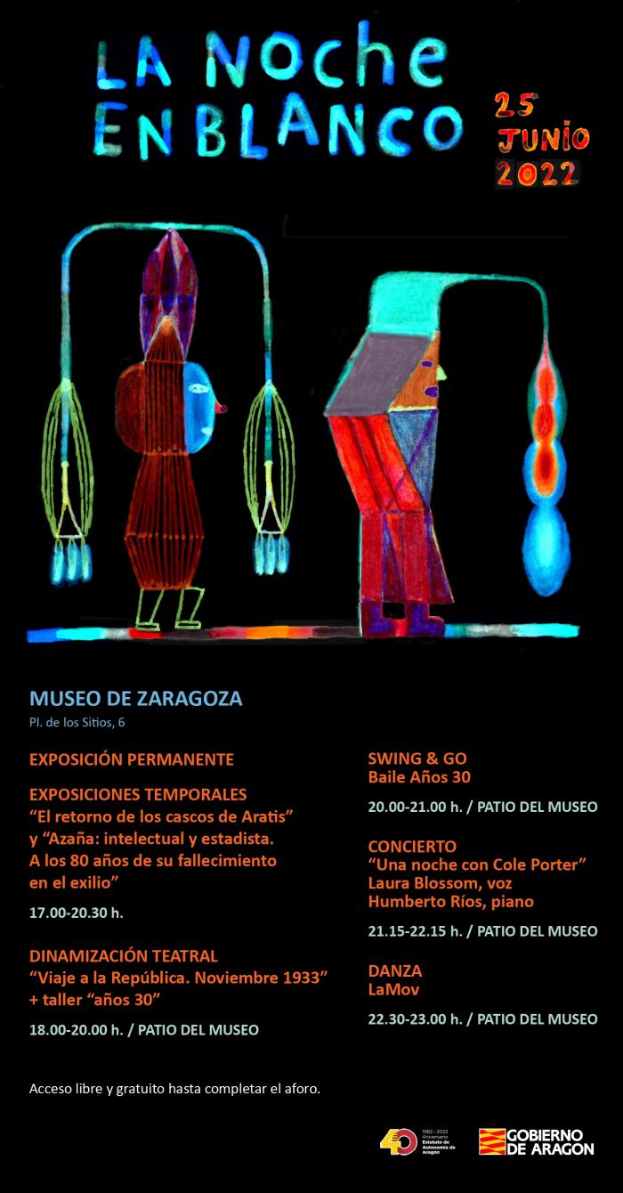 Noche en Blanco 2022 en el Museo de Zaragoza