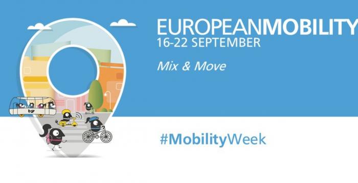 Cartel de la Semana Europea de la Movilidad 2023.
