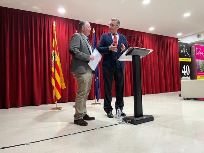 Imagen del artículo Blasco revalida el apoyo del Gobierno de Aragón a la revista 'Turia'