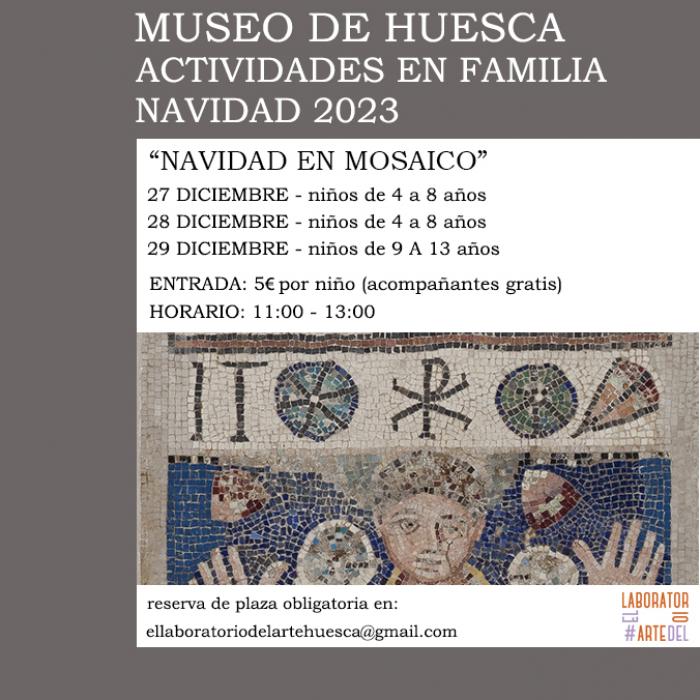 La actividad se desarrollará los días 27, 28 y 29 de diciembre en el Museo de Huesca.