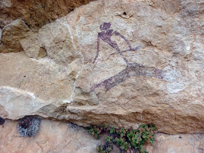 Imagen del artículo El Gobierno de Aragón protege unas pinturas rupestres aparecidas en La Hoz de la Vieja (Teruel)