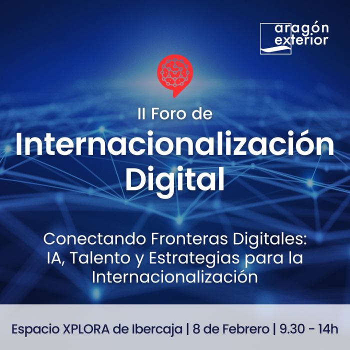 Imagen del artículo El Foro de Internacionalización Digital de Aragón Exterior pondrá el foco en la Inteligencia Artificial