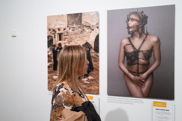 Image 1 of article El IAACC Pablo Serrano visibiliza la situación de la mujer afgana con el proyecto artístico '29 miradas'