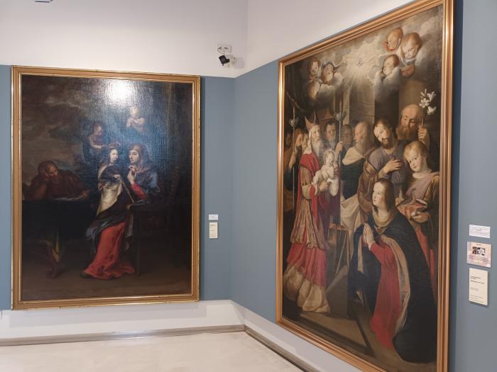 'Santa Ana, San Joaquín y la Virgen' y 'La Presentación de Jesús en el Templo', otras dos obras incluidas en el proyecto 'El Prado extendido'.