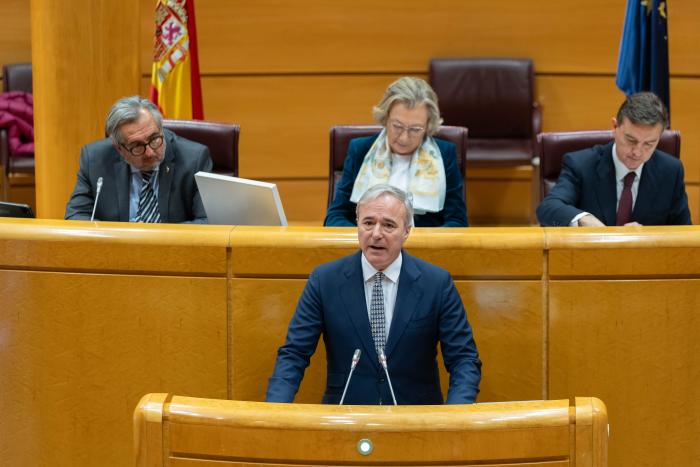Image 2 of article Azcón, en la Comisión General de las Comunidades Autónomas del Senado: De los aragoneses no se ríe nadie