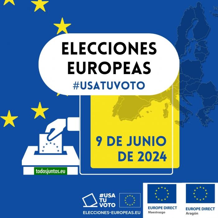 Las elecciones europeas se celebran en España el 9 de junio.