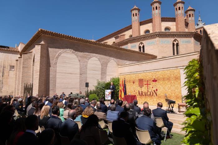 El presidente Azcón participa en los actos institucionales del Día de Aragón en Teruel