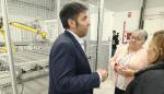 La directora genera de Energía y Minas, Yolanda Vallés, ha visitado la empresa