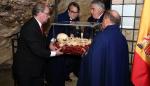 Los restos reinhumados del Linaje de los Reyes Aragoneses vuelven al Panteón de San Juan de la Peña después de 30 años