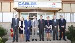 Fan y Lambán visitan Cablescom, líder en fibra óptica, perteneciente al grupo chino Hengtong
