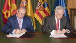 Gobierno de Aragón y Ayuntamiento firman el convenio para el sellado del antiguo vertedero municipal