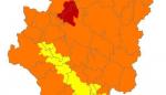 Alerta roja de peligro de incendios forestales en Muelas de Alcubierre y Zuera, Prepirineo Occidental y Somontano Occidental