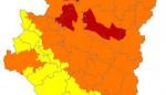 Alerta roja de peligro de incendios forestales en Muela de Alcubierre, Muela de Zuera y Somontano Occidental