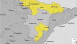 Amplían aviso amarillo por lluvias y tormentas en Pirineo, Cinco Villas, Bajo Aragón y Gúdar-Javalambre