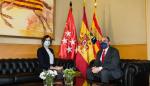 Encuentro institucional entre Aragón y Madrid