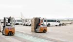 Aterriza en el aeropuerto de Zaragoza un avión con otras siete toneladas de material sanitario