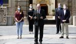 Minuto de silencio por las víctimas del coronavirus en el primer día de luto oficial nacional