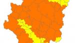 Alerta naranja de peligro de incendios forestales en buena parte de Aragón