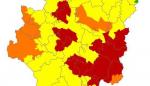 Alerta roja de peligro de incendios forestales en Bajo Ebro Forestal, Muelas de Valmadrid y Zuera y Somontano Sur