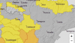Ampliación aviso naranja por bajas temperaturas en  Albarracín y Jiloca y amarillo en Ibérica zaragozana y  Pirineo