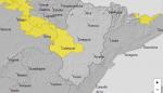 Ampliado el aviso amarillo por tormentas en la Ibérica zaragozana y valle del Ebro