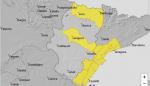 Aviso amarillo por vientos en diversas zonas de Aragón