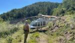 Accidente leve del helicóptero de extinción de incendios de Boltaña