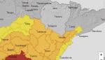 Actualización de aviso naranja por nevadas en la mitad sur de Aragón