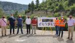Visita a las obras de mejora en la A-1702 entre Villarluengo y Cañada de Benatanduz