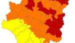 Alerta roja por peligro de incendios forestales para el 7 de agosto