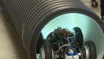 Un robot, creado por la empresa aragonesa FSO, revisa y repara tuberías sin necesidad de sustituirlas