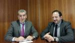 El consejero de Sanidad se reúne con el presidente de la Diputación Provincial de Teruel