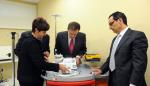 El presidente de Aragón visita las instalaciones del nuevo centro de salud de Teruel