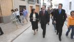 El presidente del Gobierno de Aragón, Marcelino Iglesias, ha visitado el municipio oscense de Pomar de Cinca