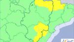 ACTUALIZADO: Aviso nivel amarillo por tormentas