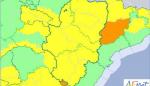 Aviso amarillo por temperaturas altas y tormentas todo Aragón