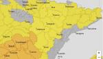 Ampliación del aviso amarillo por temperaturas máximas a todo Aragón