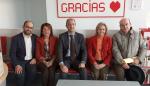 El consejero de Sanidad del Gobierno de Aragón participa en la reunión del Comité de Dirección de la Entidad Pública Aragonesa de Sangre y Tejidos