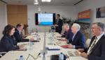 Reunión del Consejo Rector del Aeropuerto de Teruel celebrada hoy.