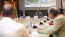 El Presidente de Aragón se reúne con representantes de las Comunidades de Regantes