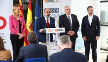 El Presidente de Aragón visita instalaciones del CEEI Aragón en Huesca