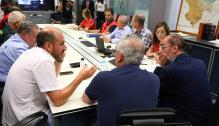 Reunión del CECOPI para analizar la situación del incendio de Ateca