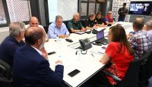 Reunión del CECOPI para analizar la situación del incendio de Ateca