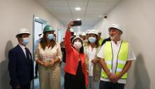 La consejera de Sanidad y la ministra Darias visitan el Hospital San Jorge de Huesca