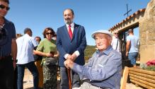 Lambán participa en el homenaje a Juan Beamonte Palacios en El Frago