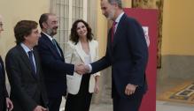 El presidente Javier Lambán ha participado como vocal en la reunión del Patronato de la RAE presidida por el Rey Felipe VI