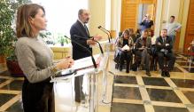 Reunión de trabajo del Gobierno de Aragón y el Ministerio de Transportes, Movilidad y Agenda Urbana
