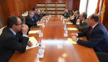 El Presidente Lambán inaugura la jornada sobre el potencial aeroespacial de Teruel