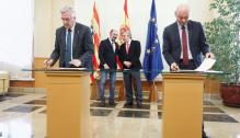 Firma del acuerdo para la cesión de patentes de Fertinagro al Gobierno de Aragón